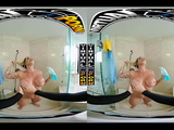 VIRTUALPORN.COM - Busty Blonde MILF Robbin Banx Seduces Step Son In Shower